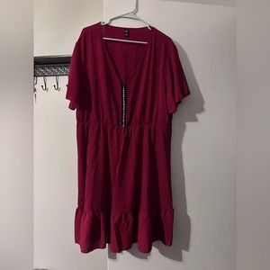 Red Shein 4X Dress